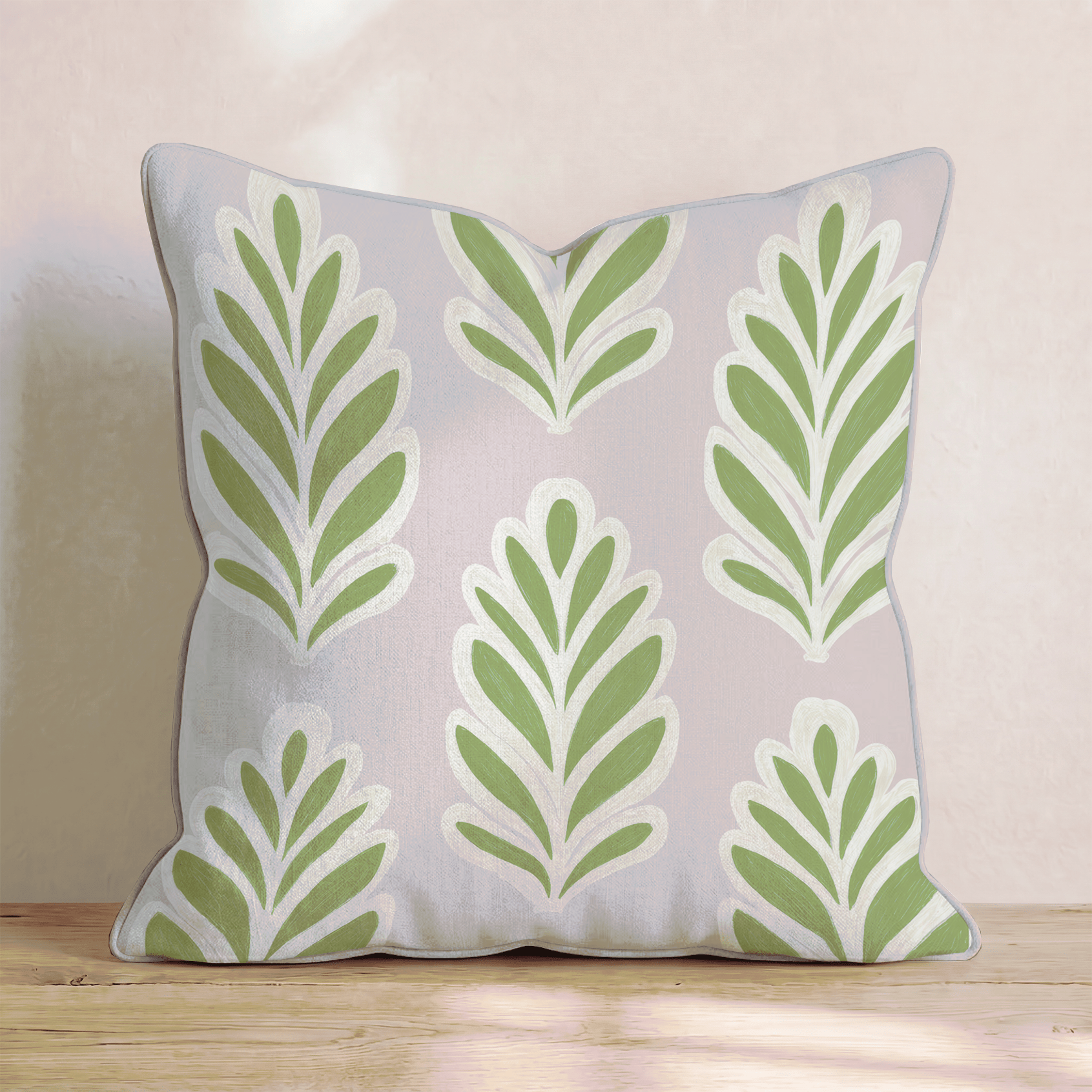 Leaf Me Be Throw Pillow - Benton Lane Home - Hillcroft Home