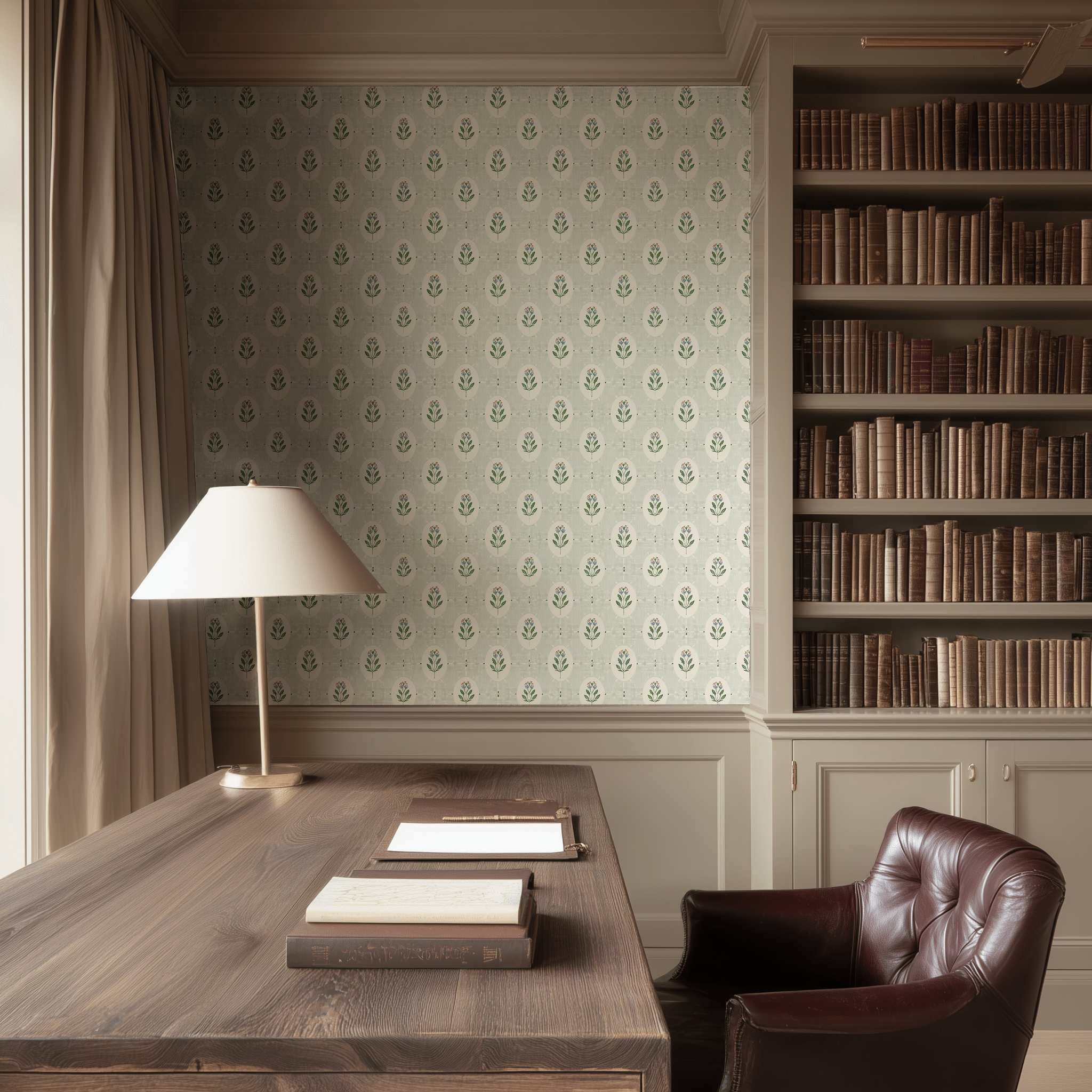 Leaflet Wallpaper - Painted Paper
