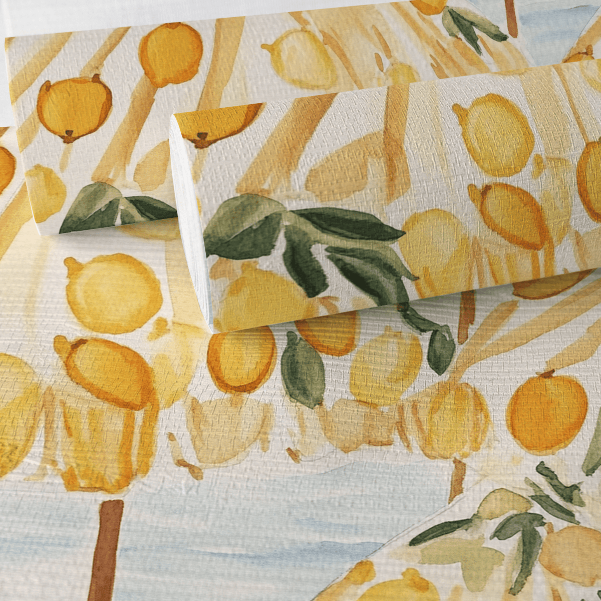 Lemon Grove Faux Grasscloth Wallpaper - Benton Lane Home - Lemon Park
