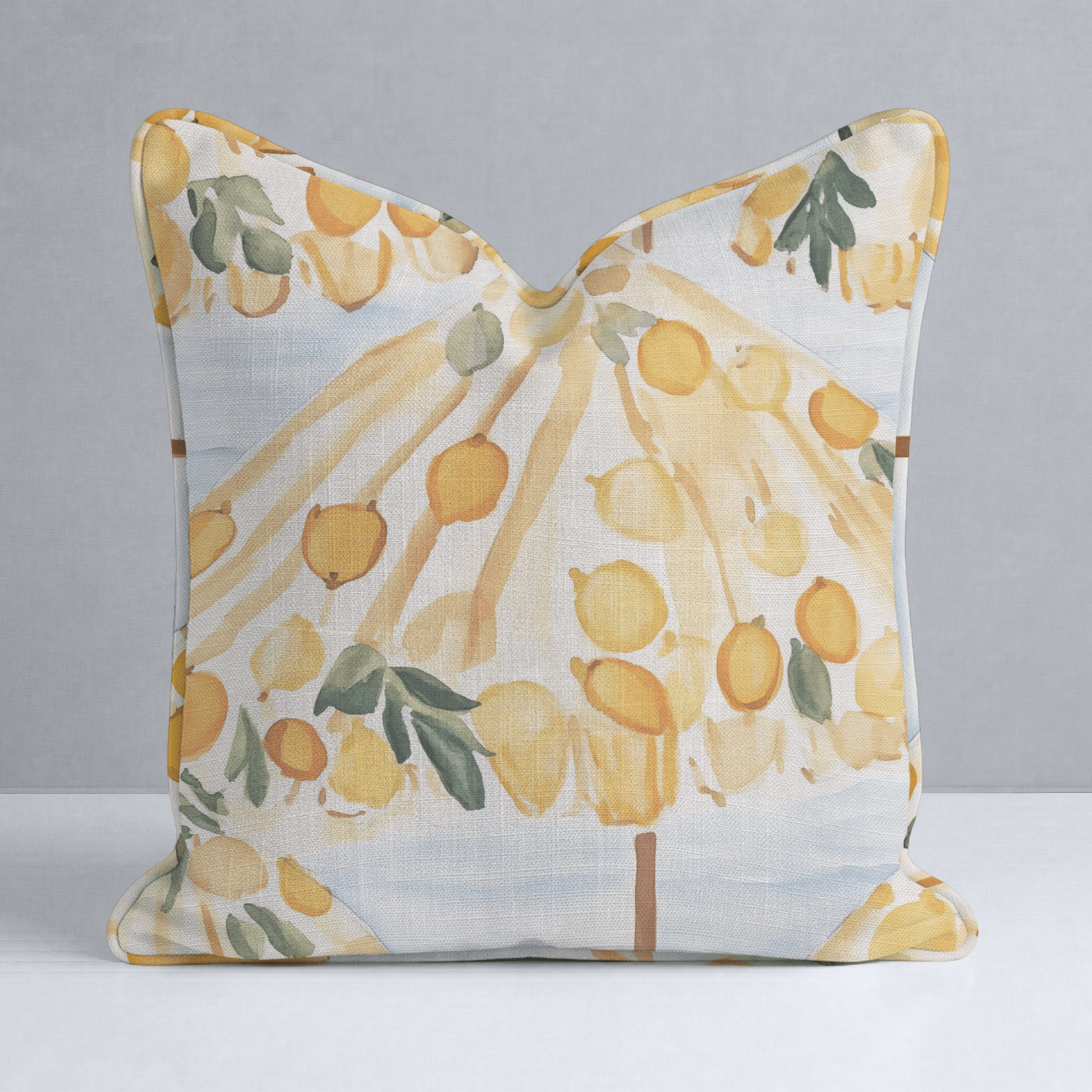Lemon Grove Throw Pillow - Lemon Park
