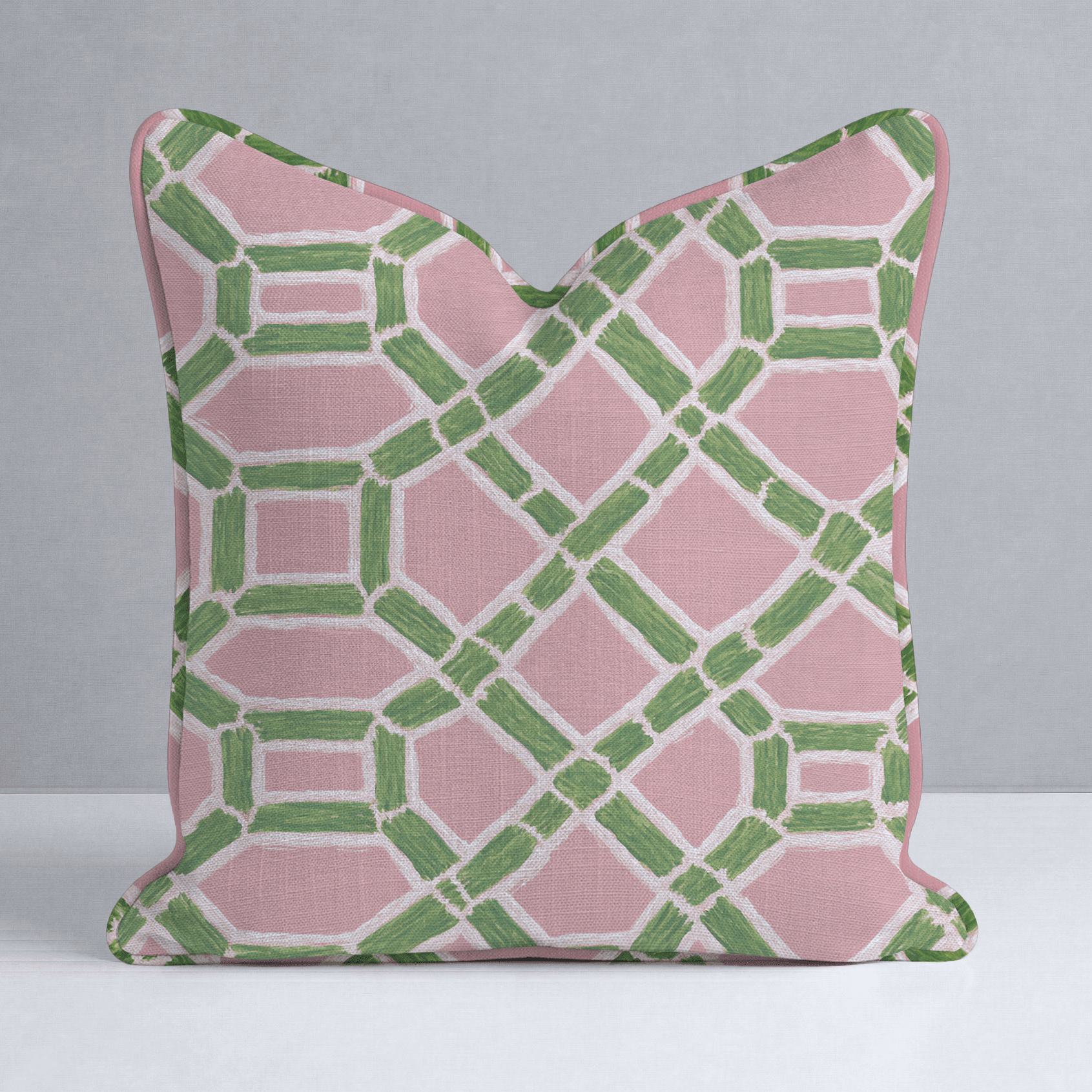 Lemon Park x Kenz Kustomz Palm Canopy Throw Pillow - Benton Lane Home - Lemon Park