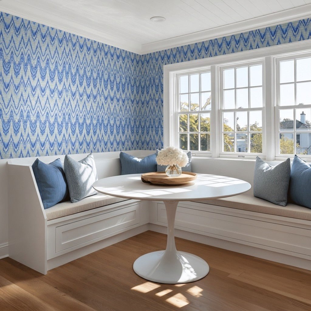 Lemon Park x Kenz Kustomz Riviera Faux Grasscloth Wallpaper - Benton Lane Home - Lemon Park