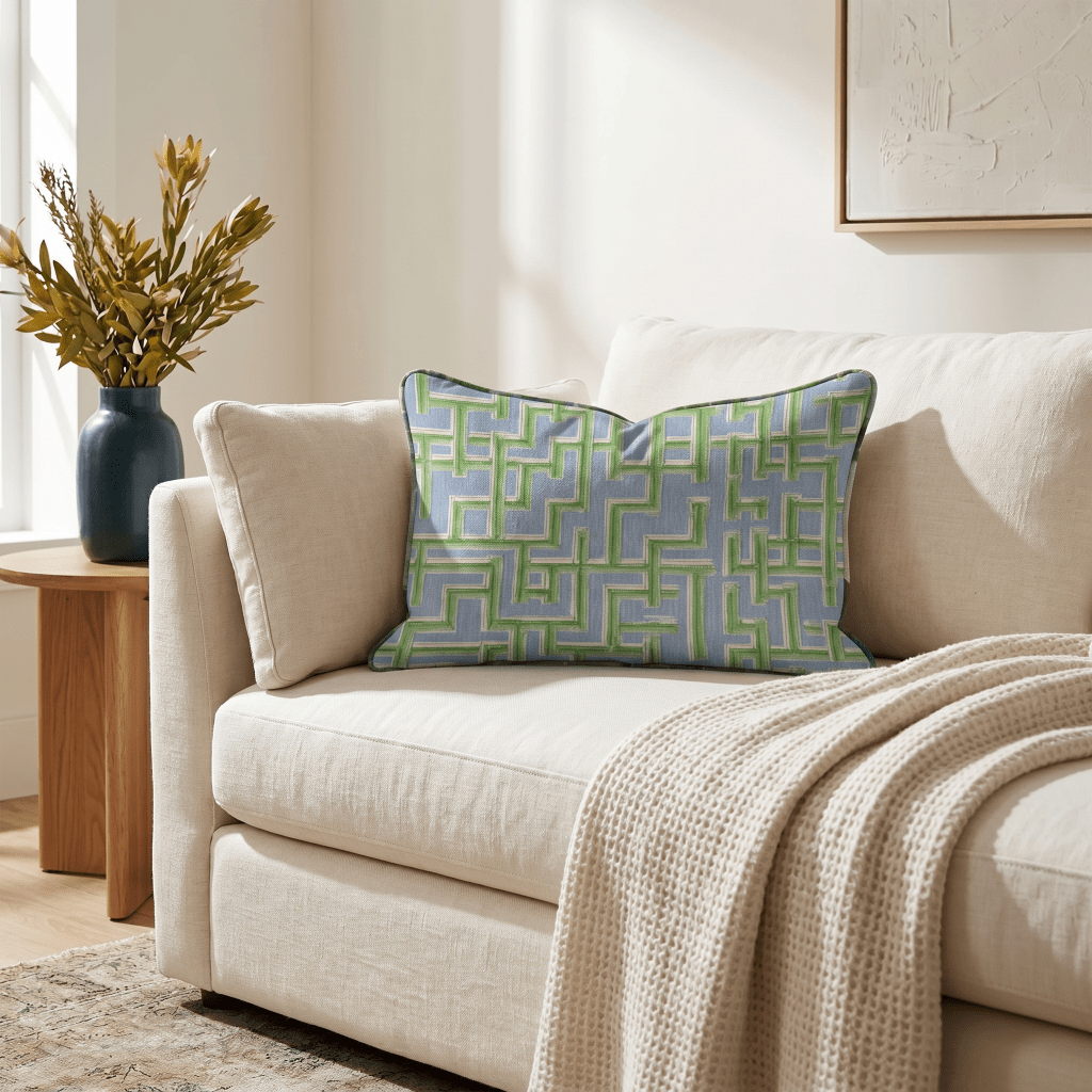 Lemon Park x Kenz Kustomz Seaglass Throw Pillow - Benton Lane Home - Lemon Park