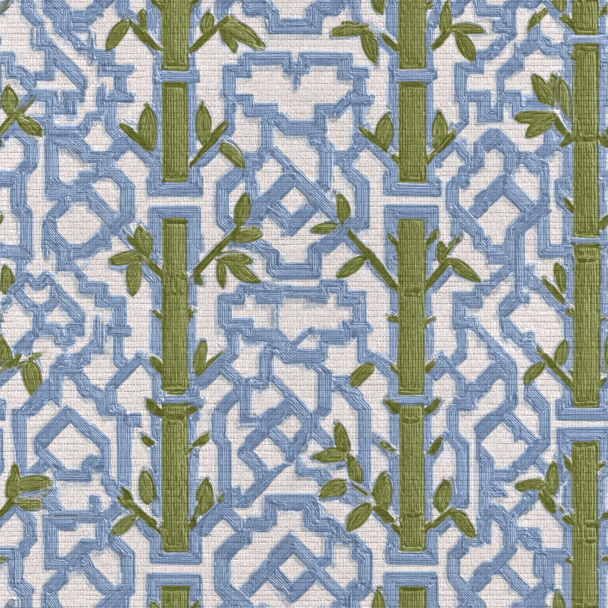 Lemon Park x Kenz Kustomz Terrace Faux Grasscloth Wallpaper - Lemon Park