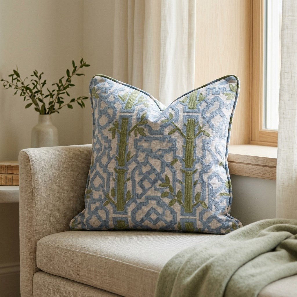 Lemon Park x Kenz Kustomz Terrace Throw Pillow - Lemon Park