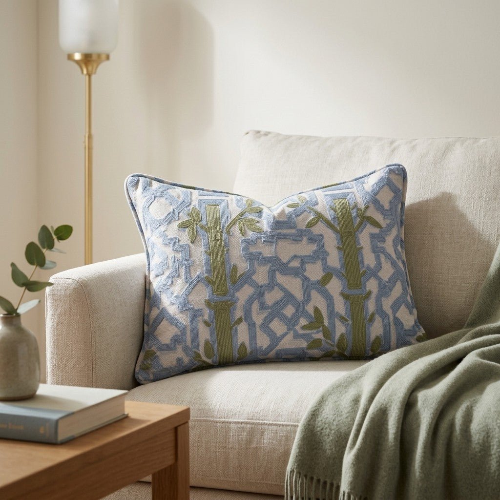 Lemon Park x Kenz Kustomz Terrace Throw Pillow - Lemon Park