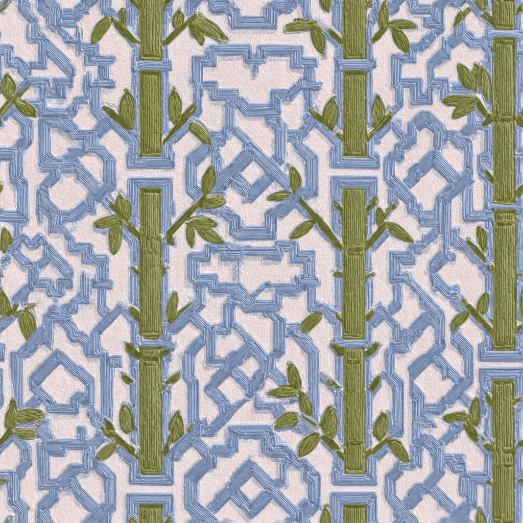 Lemon Park x Kenz Kustomz Terrace Wallpaper - Benton Lane Home - Lemon Park