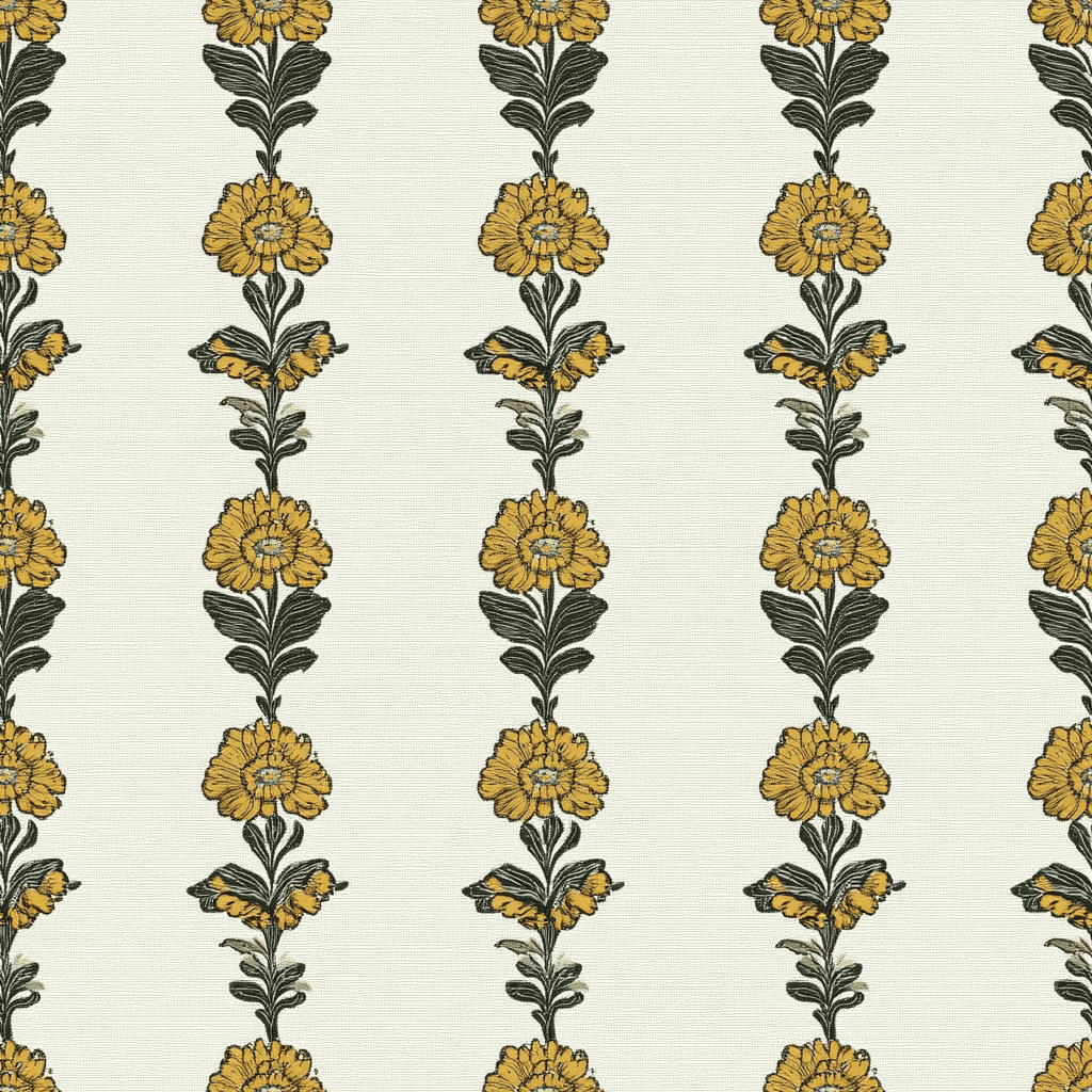 Lemon Poppy Wallpaper - Benton Lane Home - Lemon Park