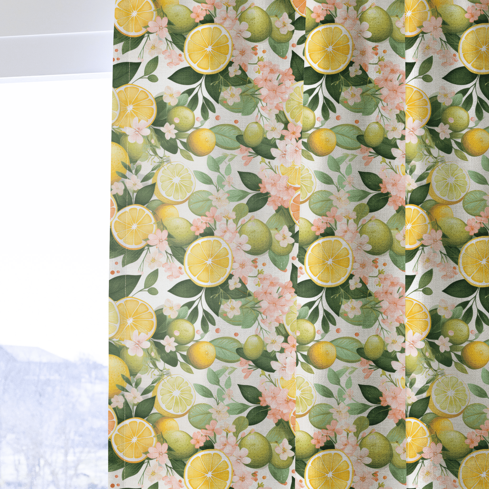 Lemonade Dreamscape - Drapery - Benton Lane Home - Lemon Park