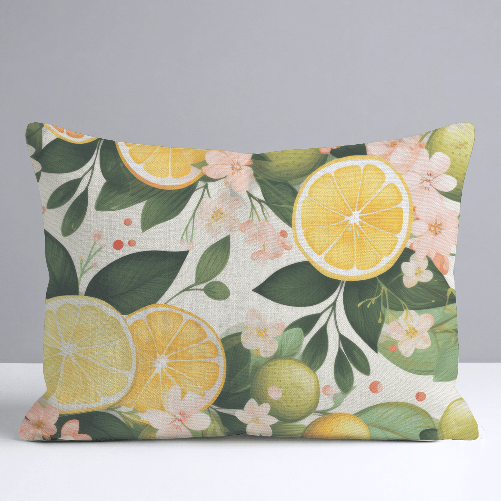 Lemonade Dreamscape Throw Pillow - Benton Lane Home - Lemon Park