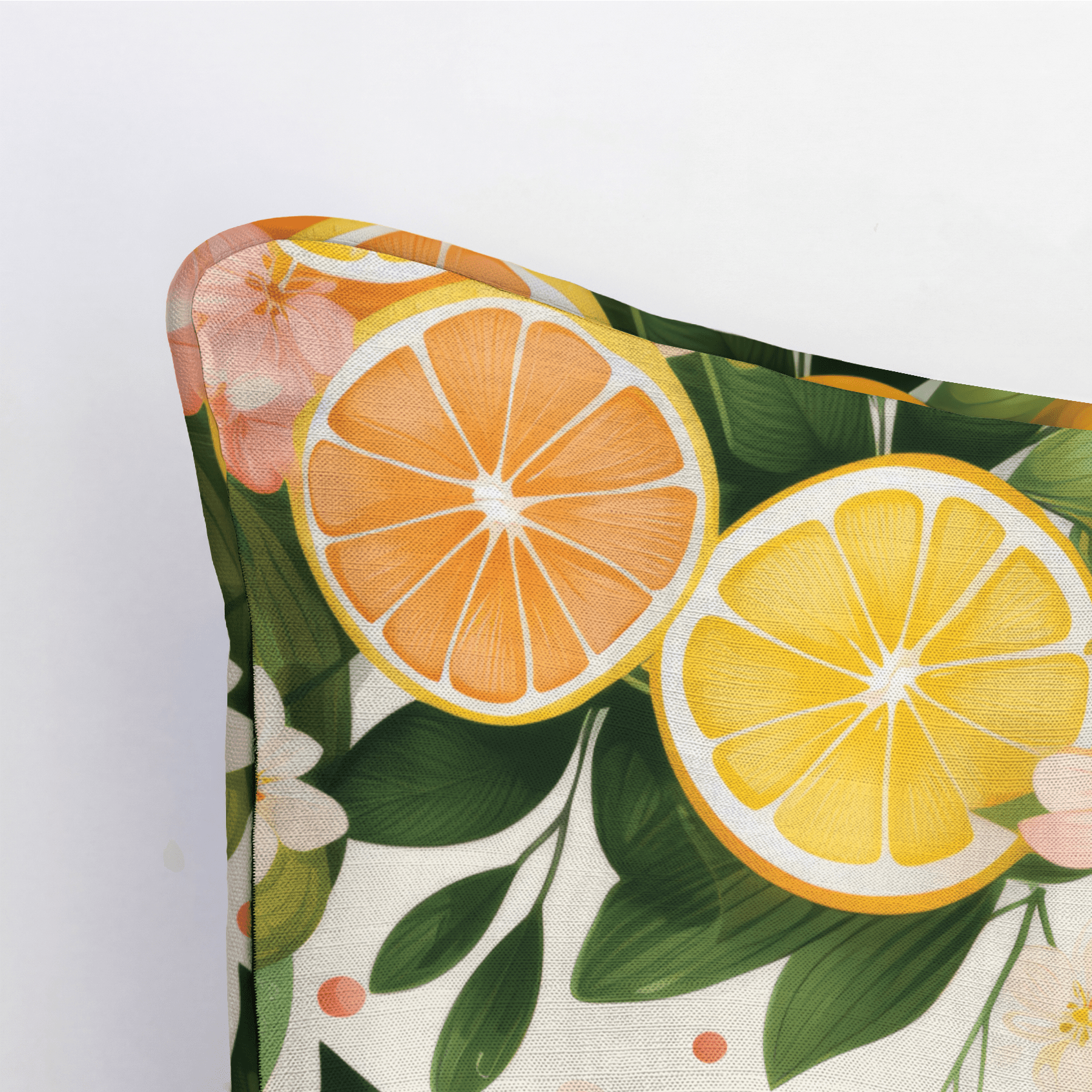 Lemonade Dreamscape Throw Pillow - Benton Lane Home - Lemon Park