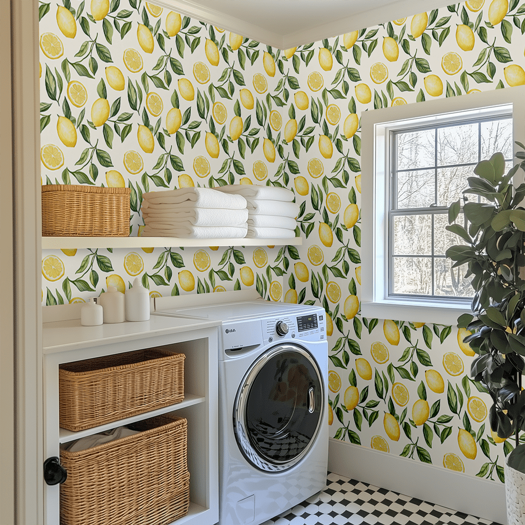 Lemonade Stand Wallpaper - Benton Lane Home - Painted Paper