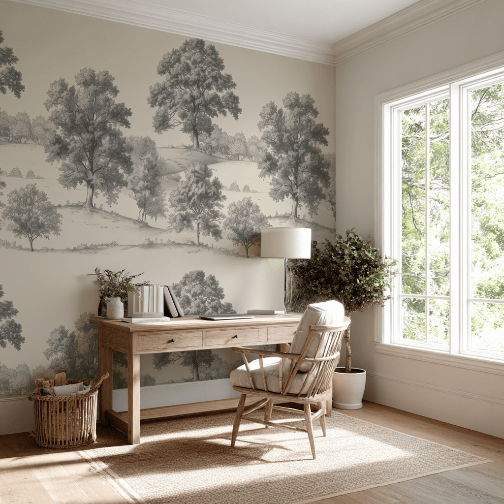 Lenora Wallpaper - Benton Lane Home - Painted Paper