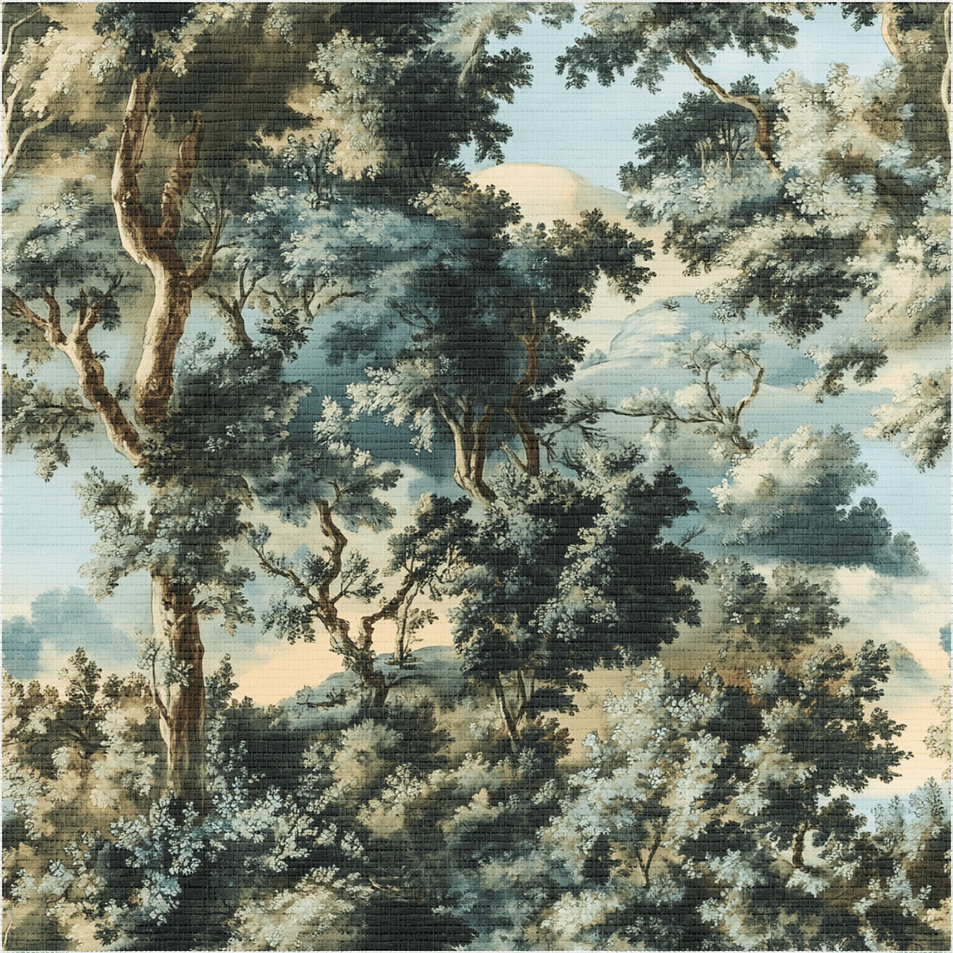Leocadie Faux Grasscloth Wallpaper - Benton Lane Home - Painted Paper