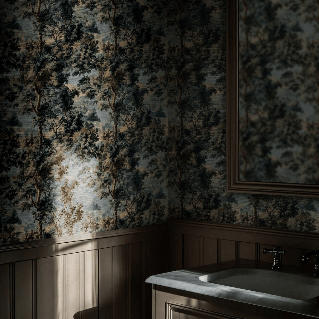 Leocadie Faux Grasscloth Wallpaper - Benton Lane Home - Painted Paper