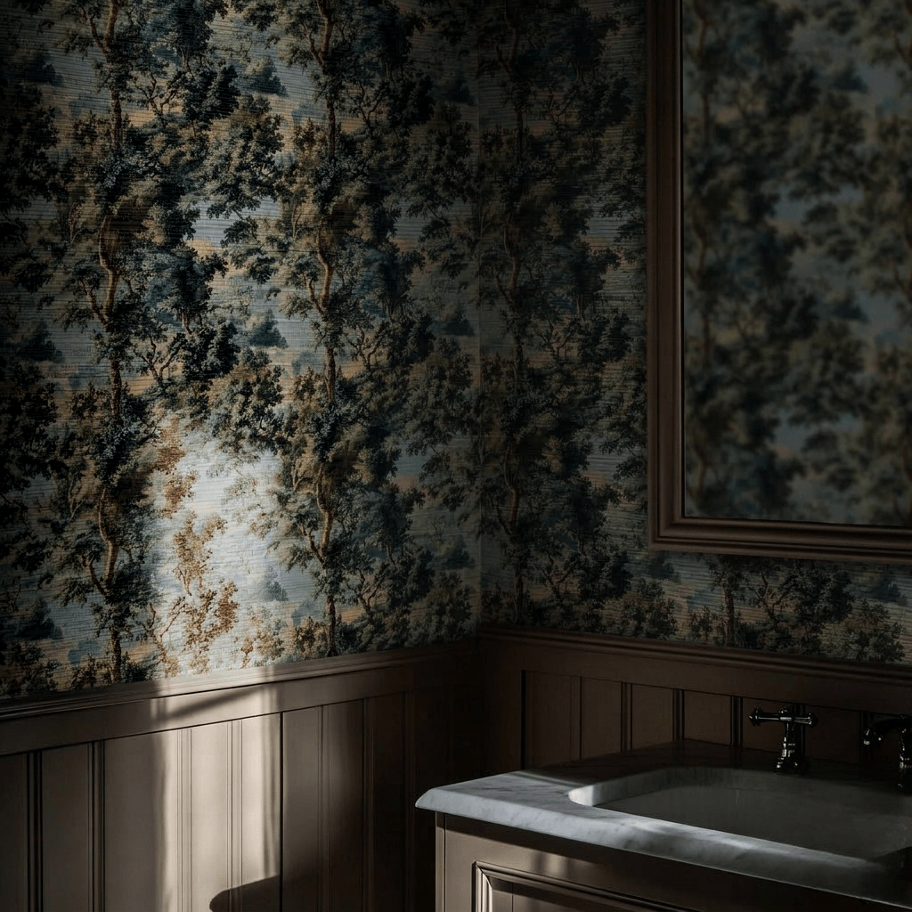 Leocadie Faux Grasscloth Wallpaper - Painted Paper