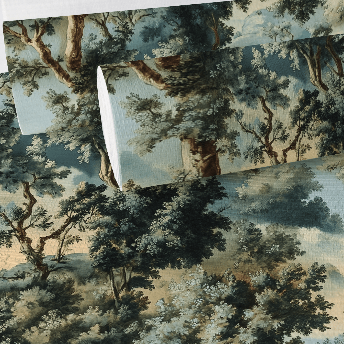 Leocadie Faux Grasscloth Wallpaper - Painted Paper