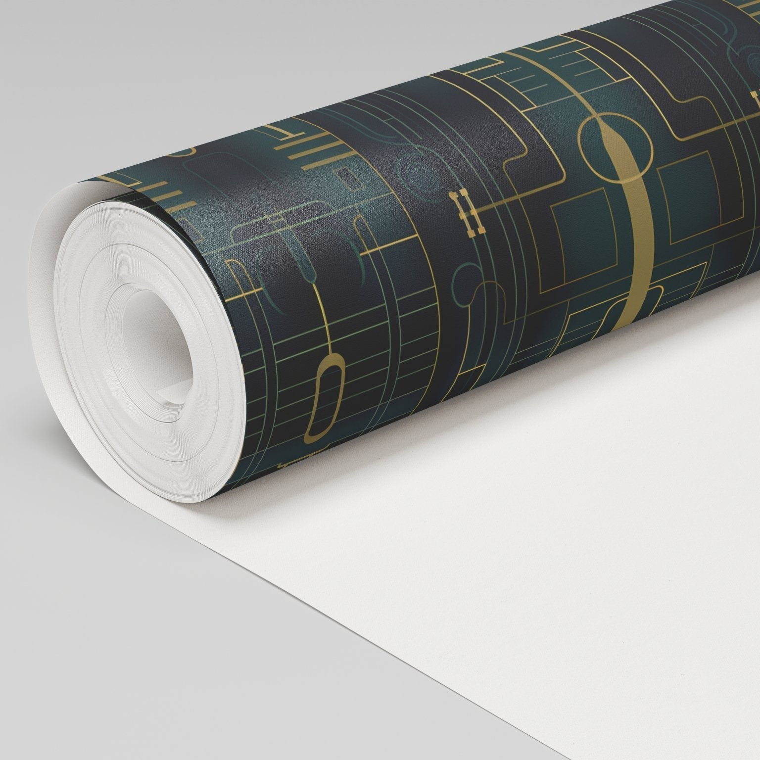 Leon Contemporary Wallpaper - Benton Lane Home - Painted Paper
