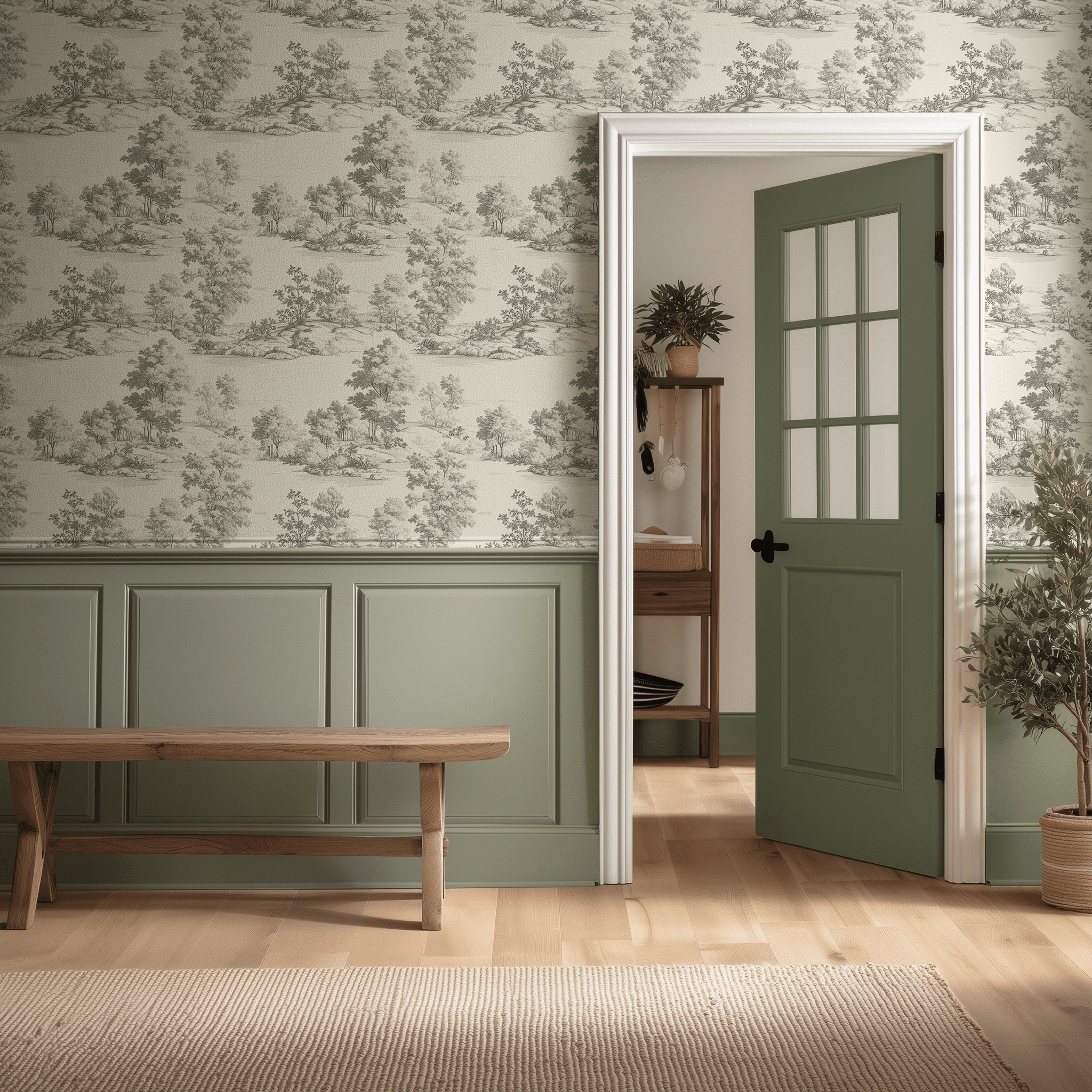 Leonie Wallpaper - Benton Lane Home - Painted Paper