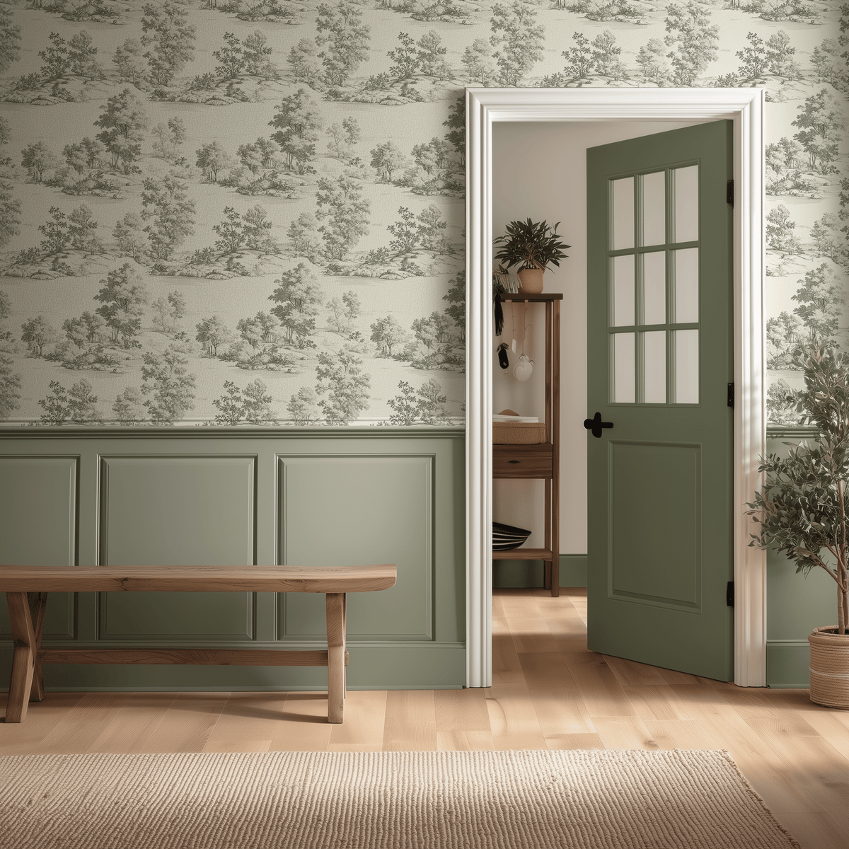 Leonie Wallpaper - Painted Paper