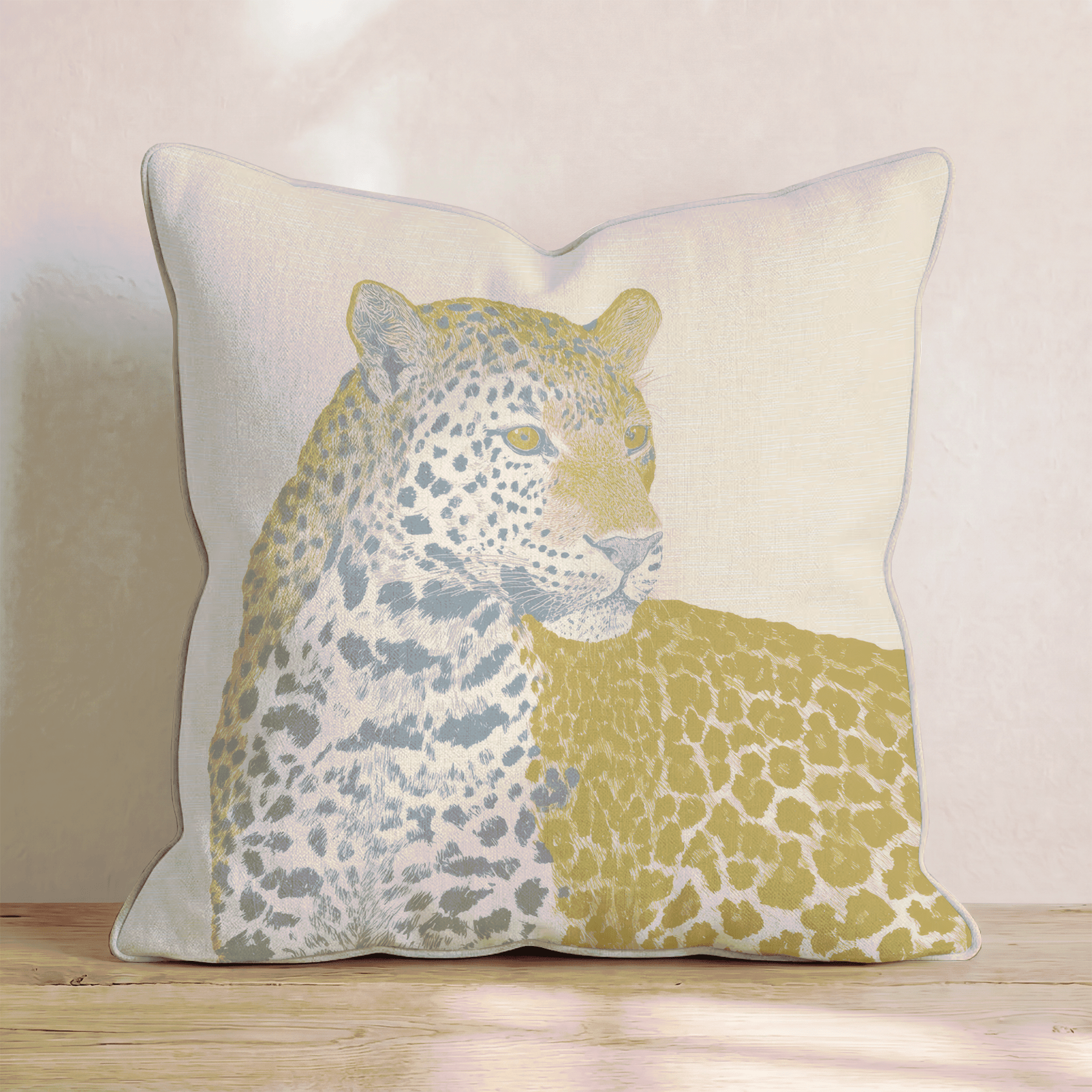 Leopard Portrait Throw Pillow - Benton Lane Home - Hillcroft Home