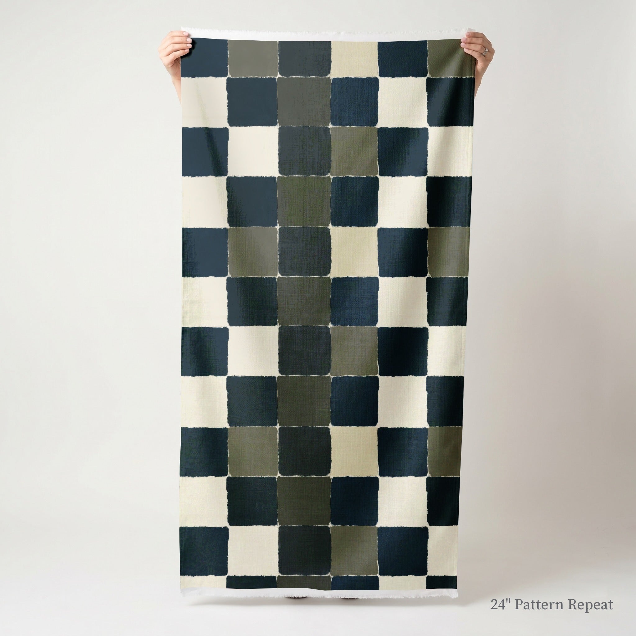 Letterman Check - Fabric - Lemon Park
