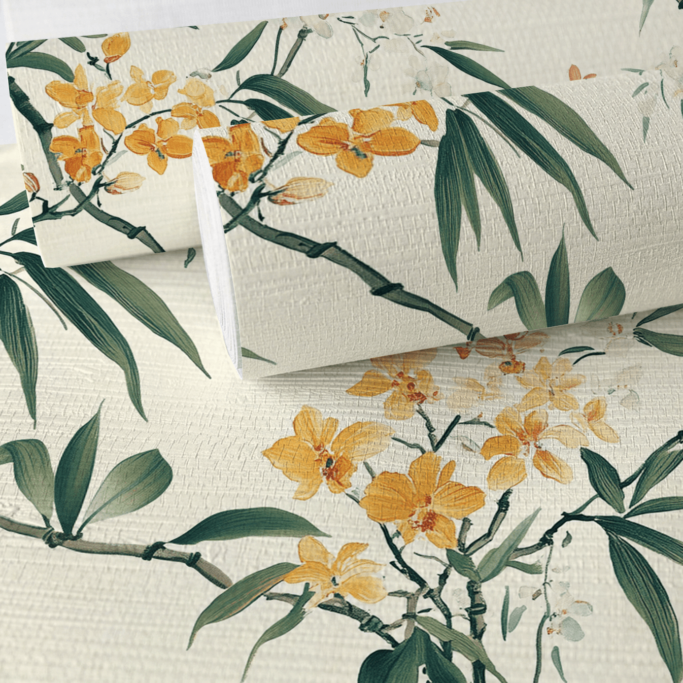 Liana Faux Grasscloth Wallpaper - Painted Paper