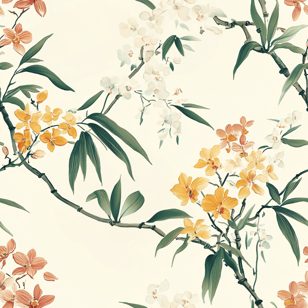 Liana Wallpaper - Benton Lane Home - Painted Paper