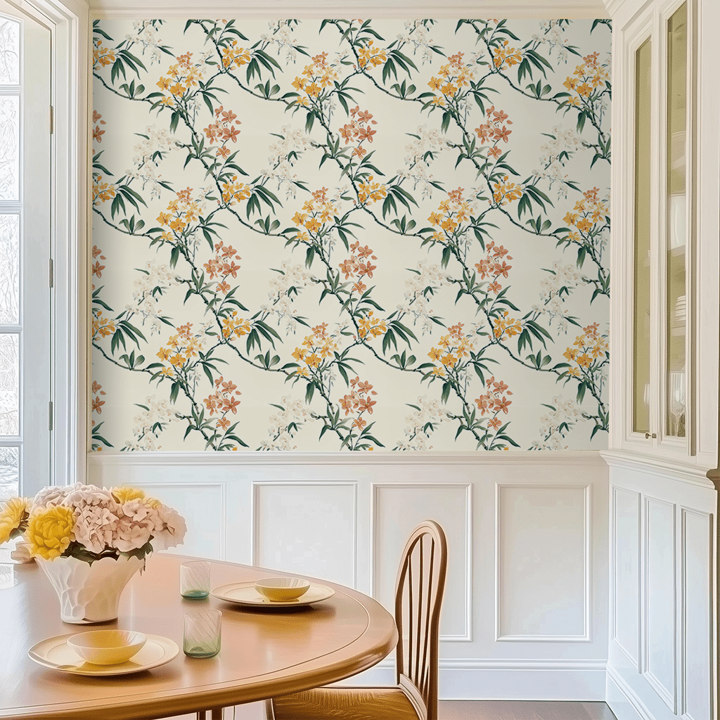 Liana Wallpaper - Painted Paper