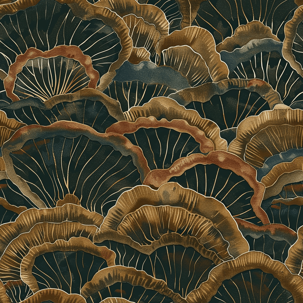 Lichen Wallpaper - Painted Paper