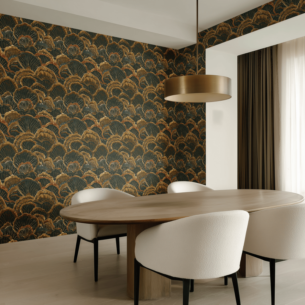 Lichen Wallpaper - Painted Paper