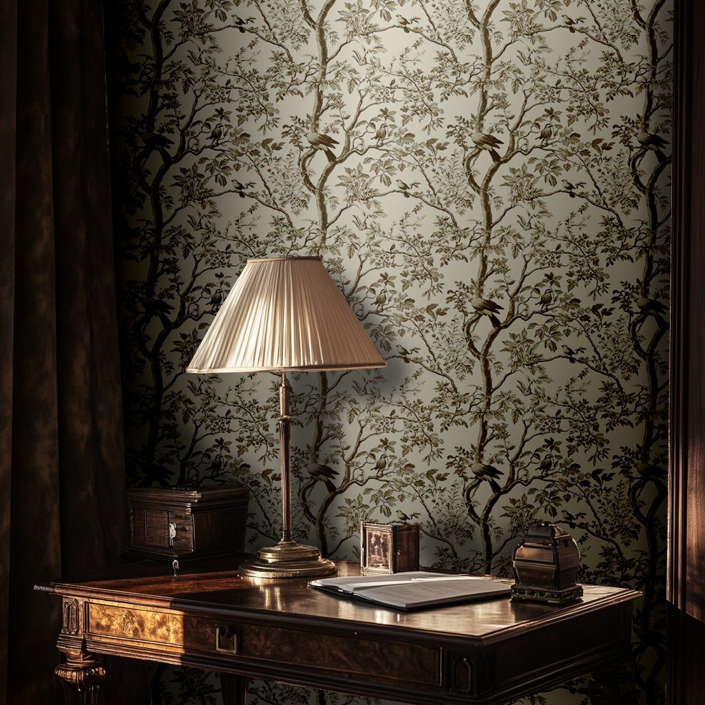 Liesl Wallpaper - Painted Paper