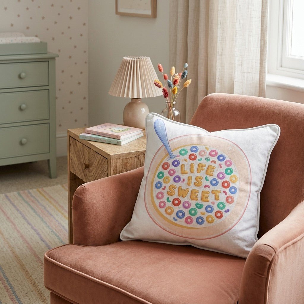 Life is Sweet Throw Pillow - Benton Lane Home - Hillcroft Home
