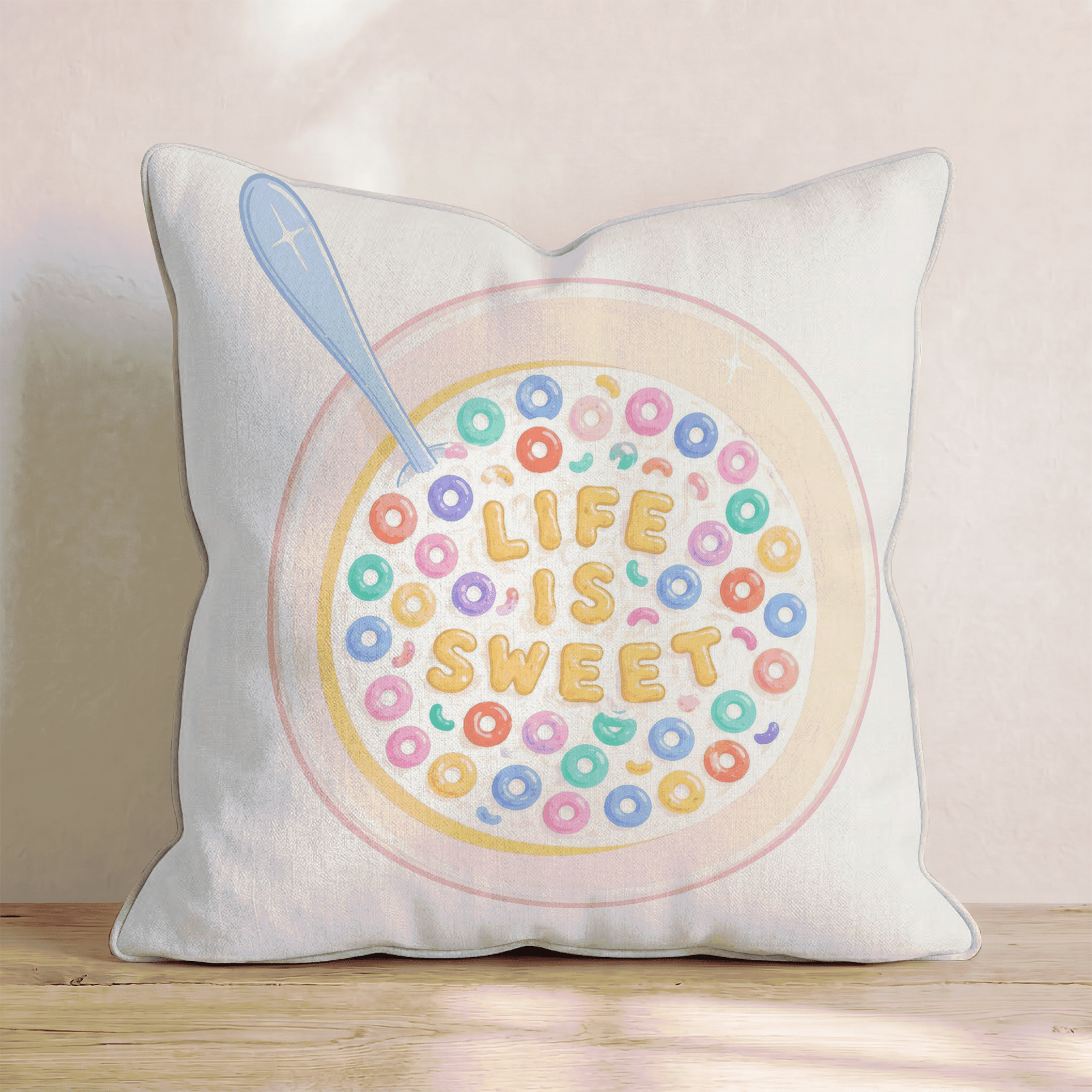 Life is Sweet Throw Pillow - Benton Lane Home - Hillcroft Home