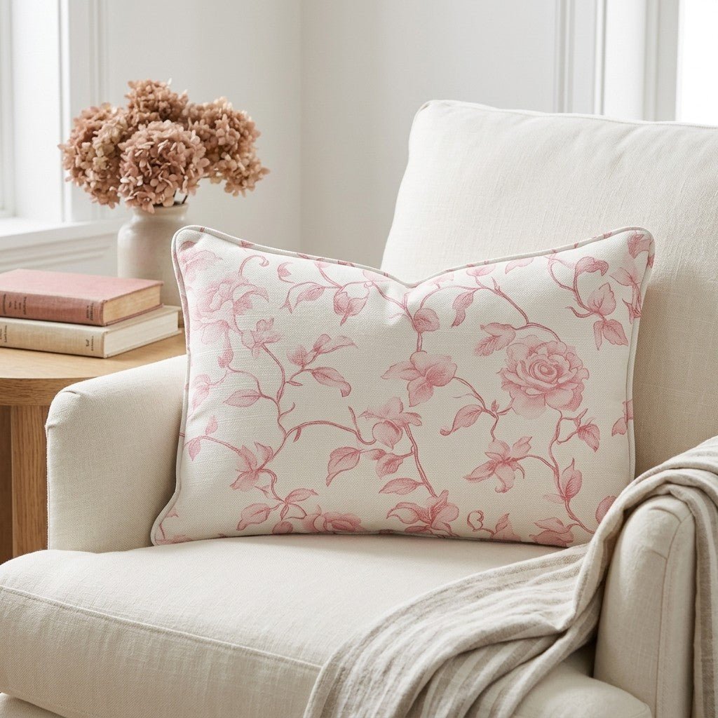 Lila Rose Throw Pillow - Benton Lane Home - Lemon Park