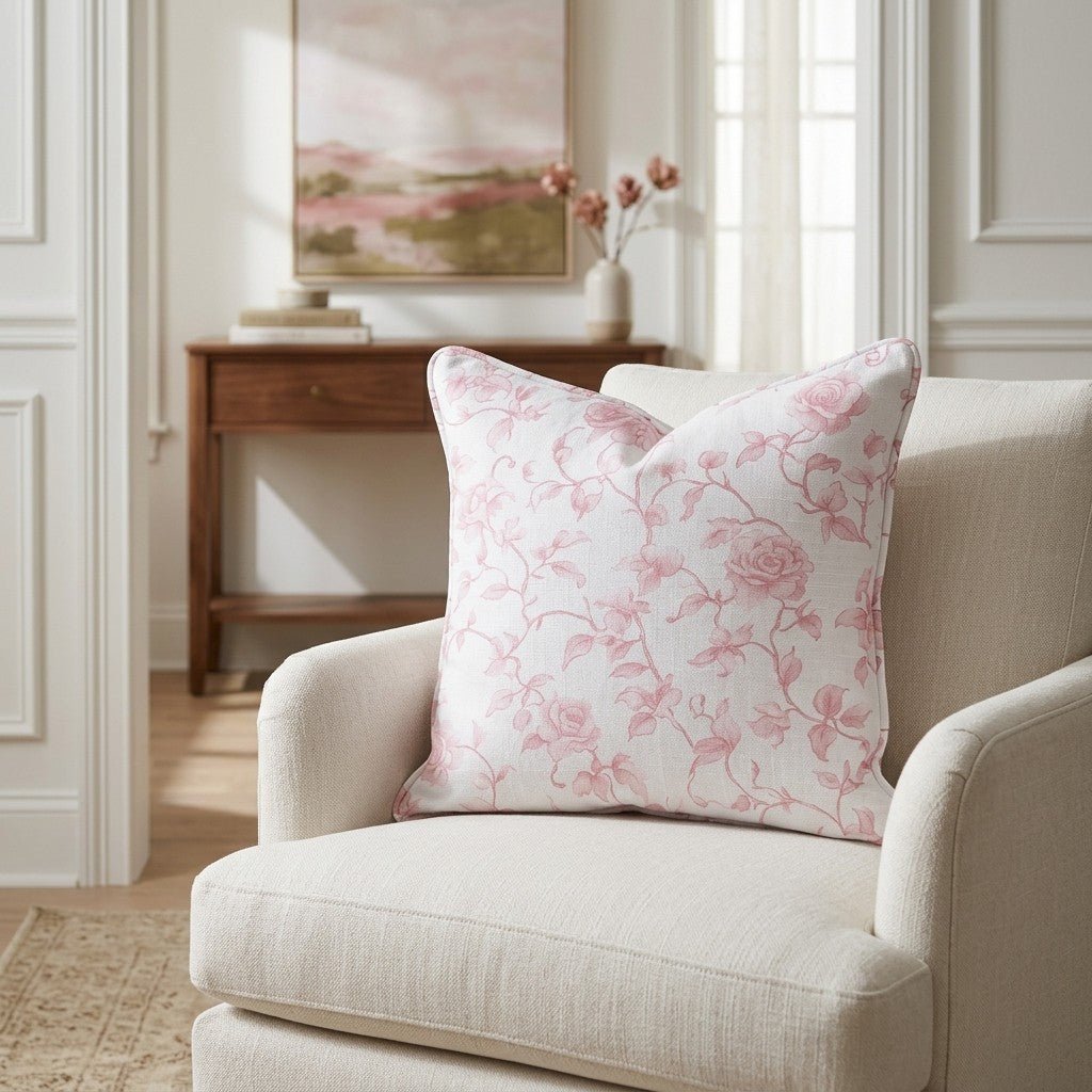 Lila Rose Throw Pillow - Benton Lane Home - Lemon Park