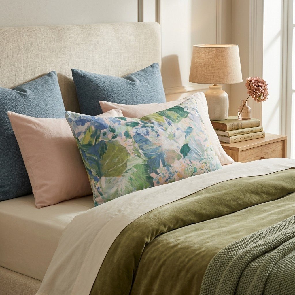 Lilac Lane Throw Pillow - Hillcroft Home