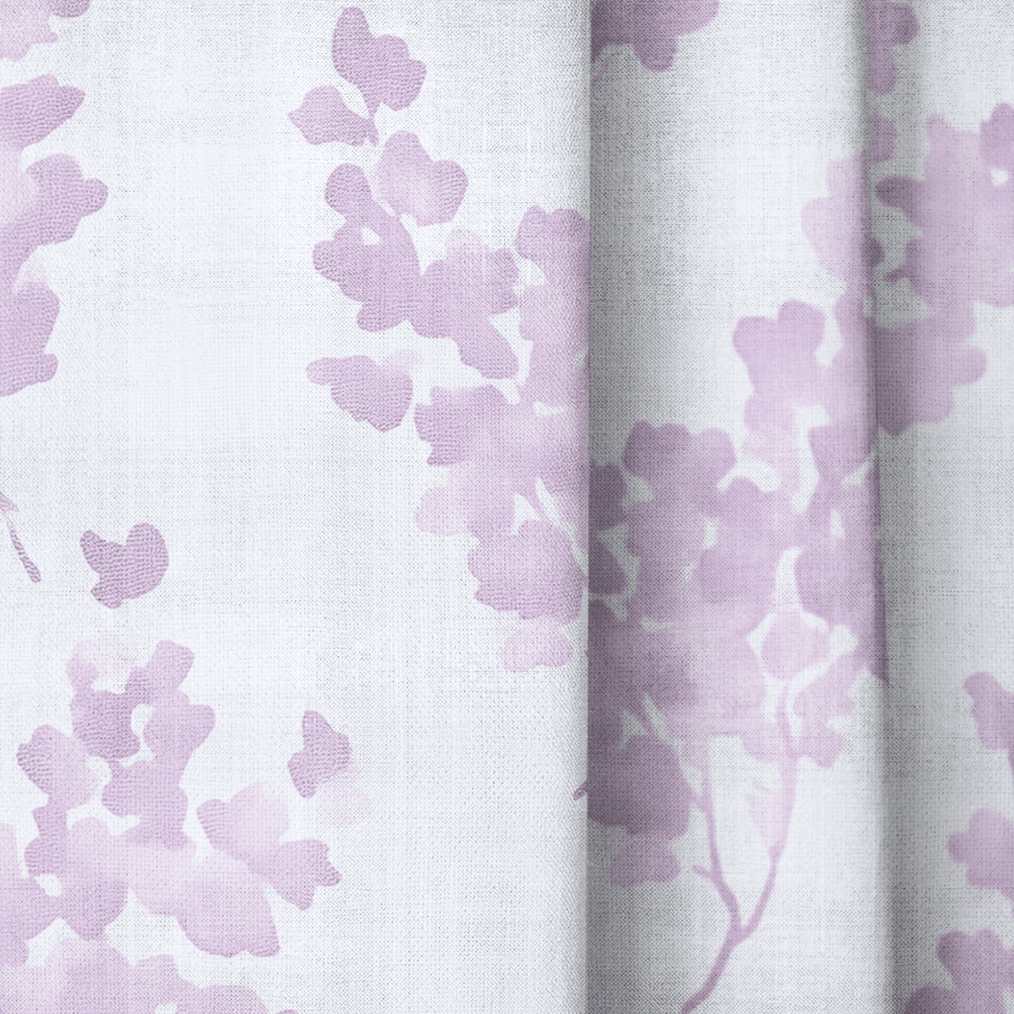 Lilac Stems - Drapery - Benton Lane Home - Lemon Park