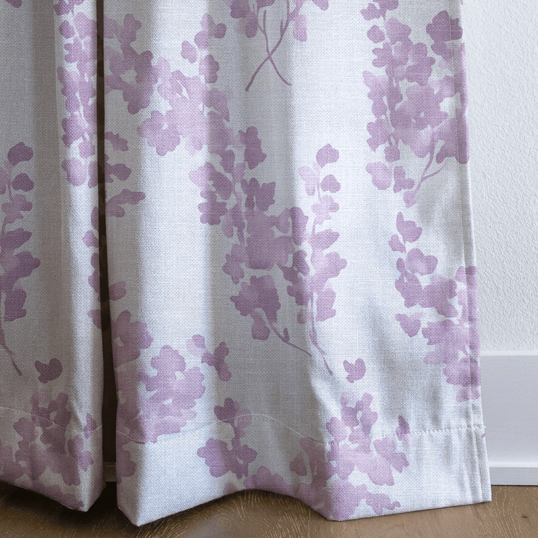 Lilac Stems - Drapery - Benton Lane Home - Lemon Park