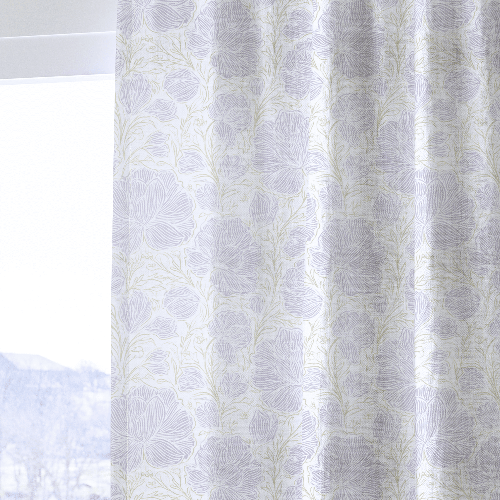 Lilac Veil - Drapery - Benton Lane Home - Lemon Park