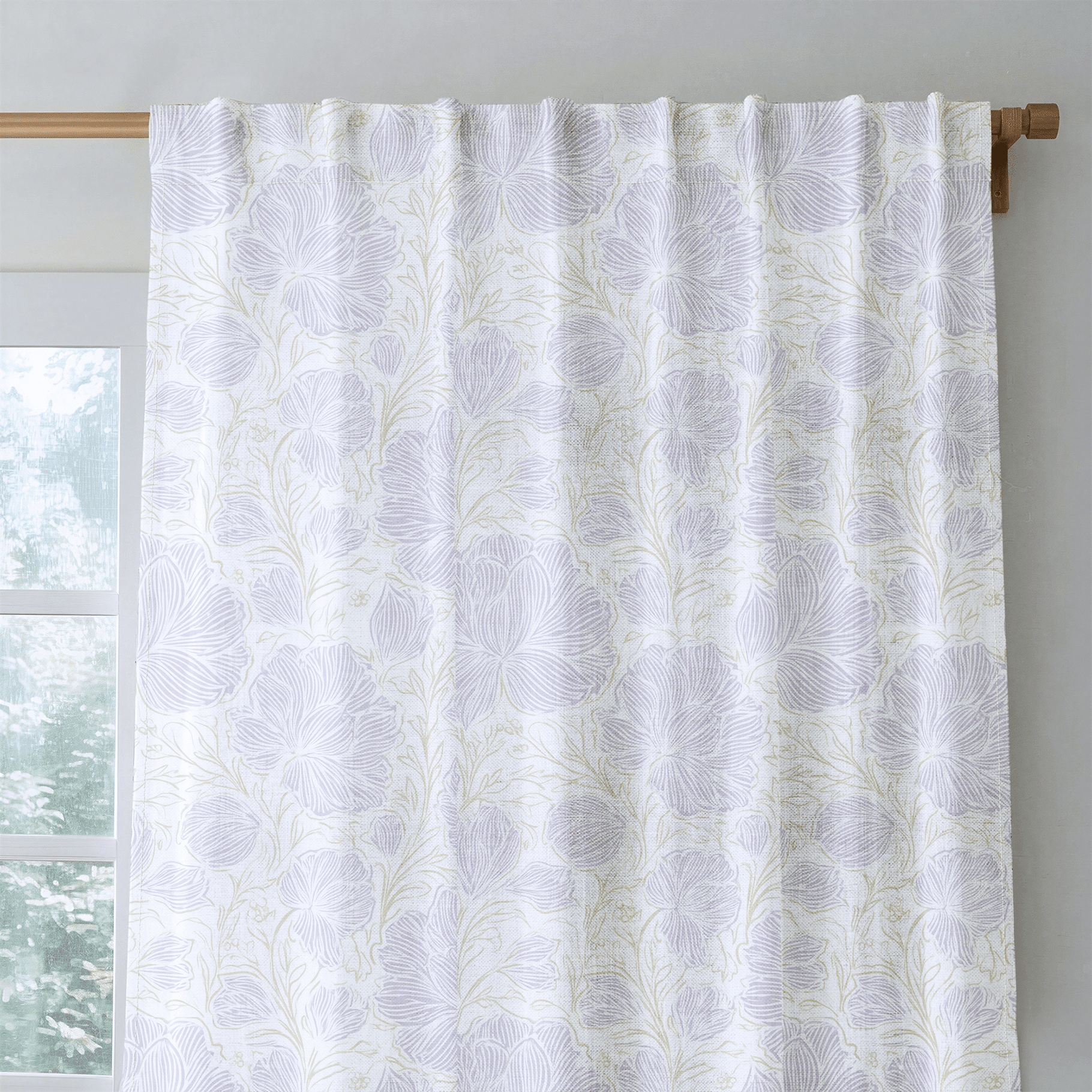 Lilac Veil - Drapery - Benton Lane Home - Lemon Park