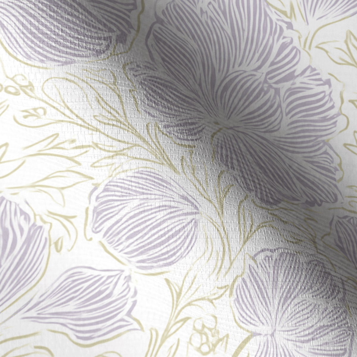 Lilac Veil Faux Grasscloth Wallpaper - Lemon Park
