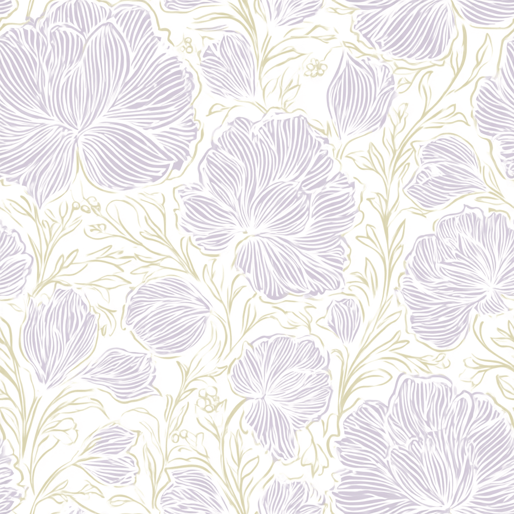 Lilac Veil Wallpaper - Lemon Park