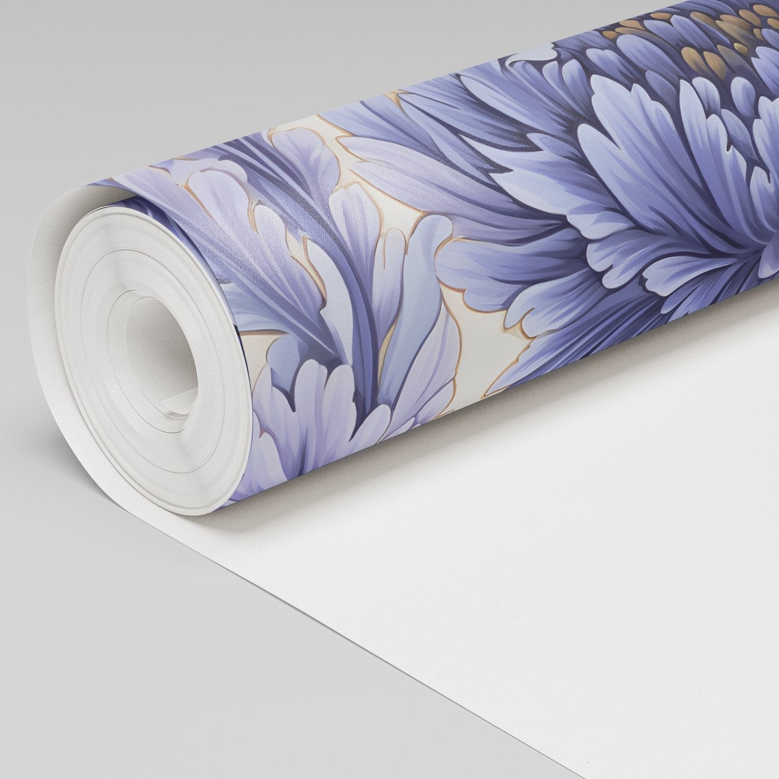 Lilia Neo Classical Blossoms Wallpaper - Benton Lane Home - Painted Paper