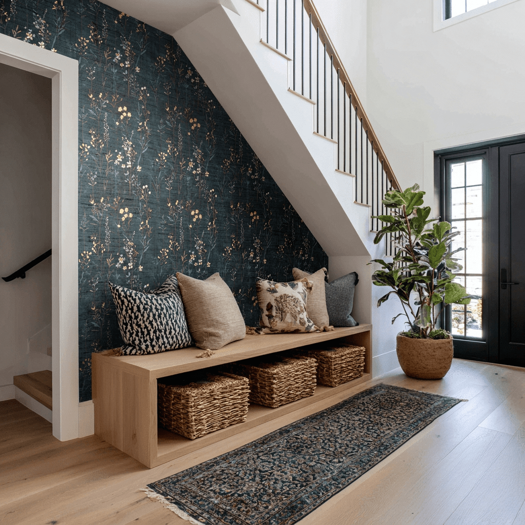 Lillia Faux Grasscloth Wallpaper - Painted Paper