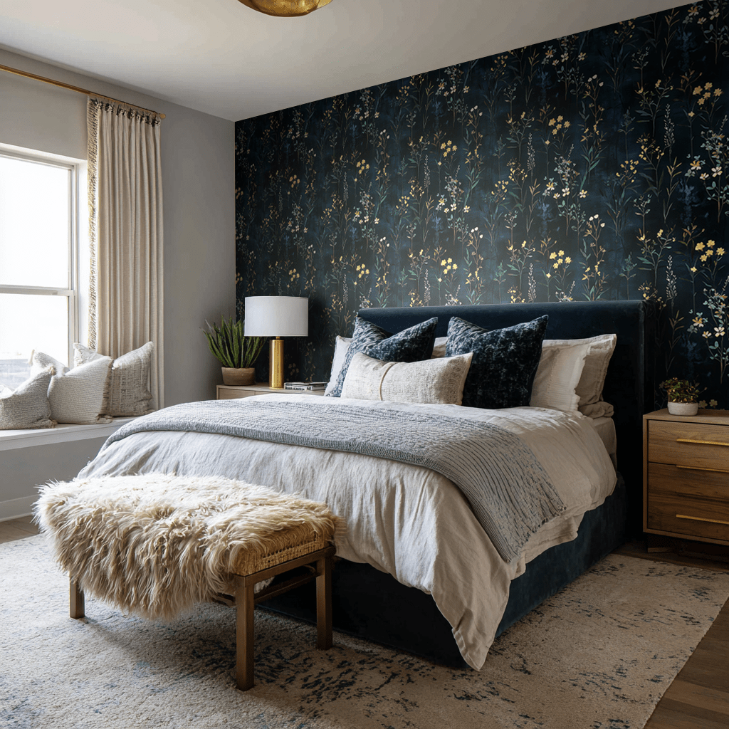 Lillia Wallpaper - Benton Lane Home - Painted Paper