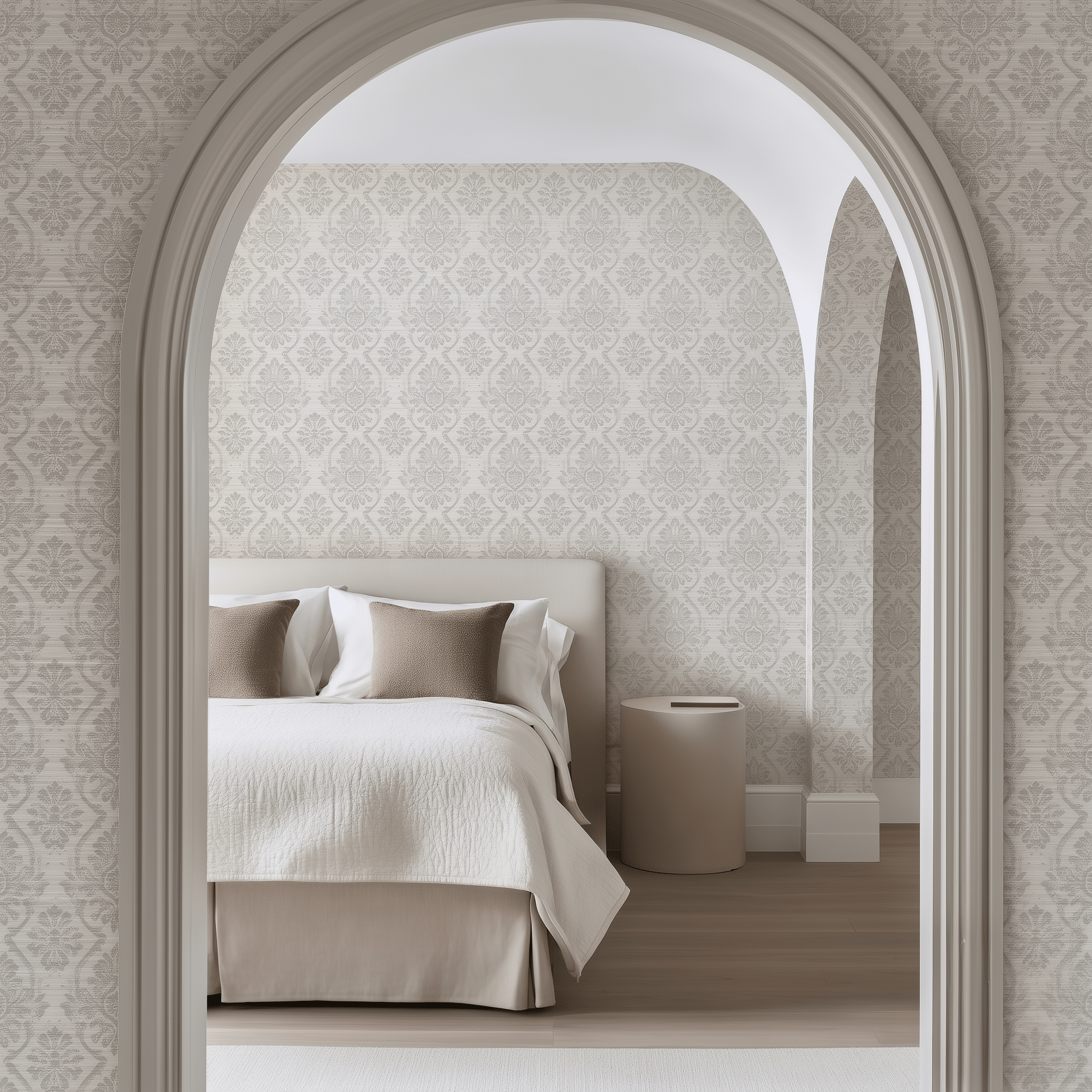 Lillian Faux Grasscloth Wallpaper - Benton Lane Home - Painted Paper