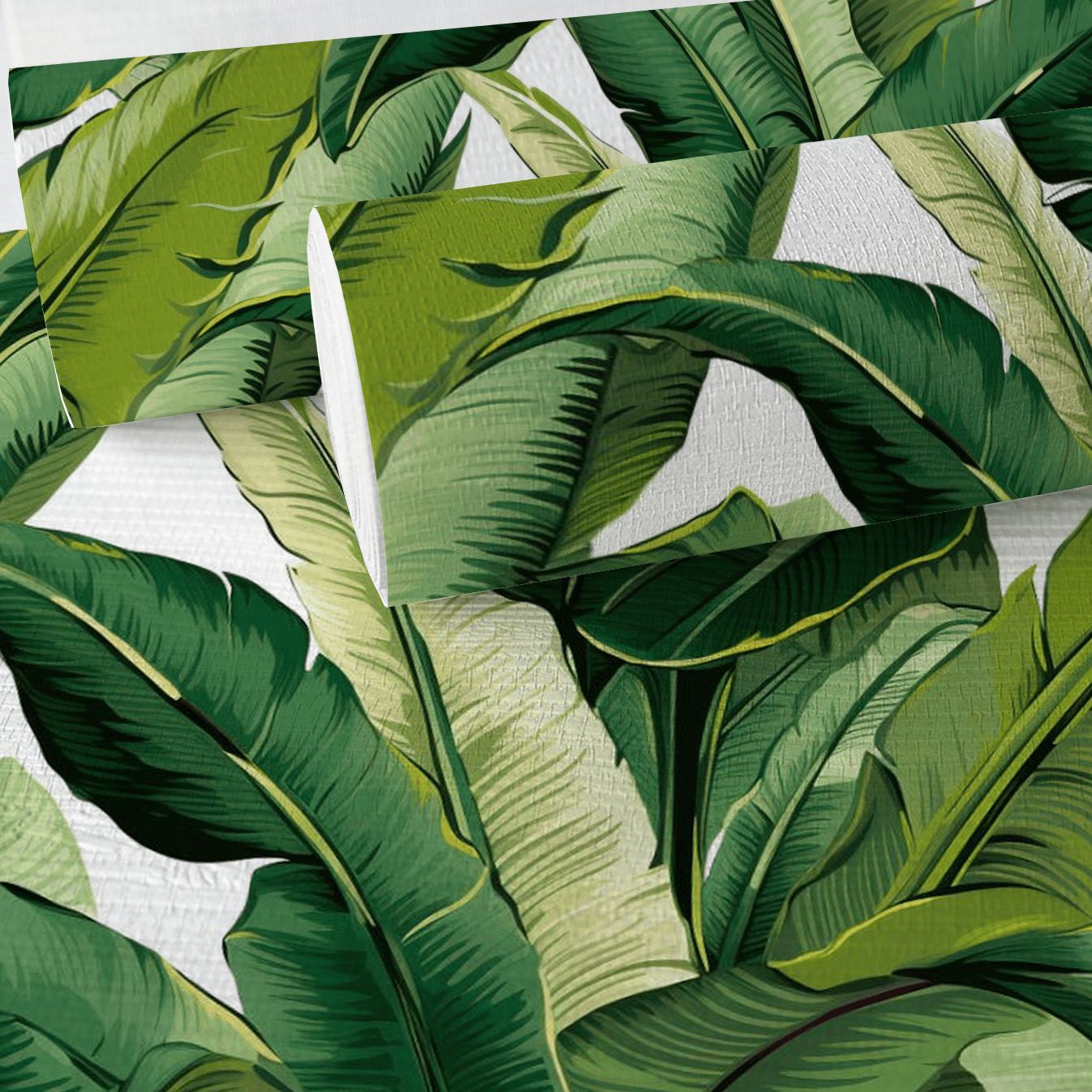 Lilya Tropical Faux Grasscloth Wallpaper - Painted Paper