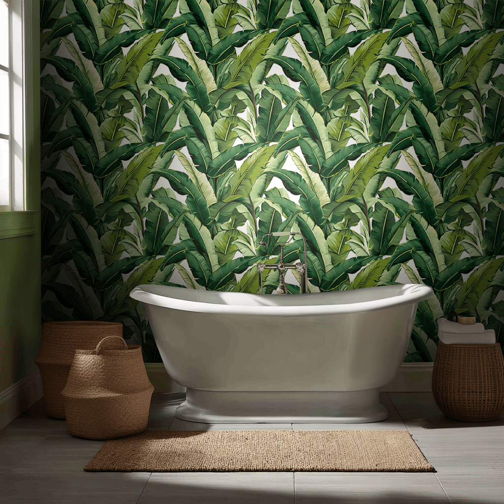 Lilya Tropical Wallpaper - Benton Lane Home - Painted Paper