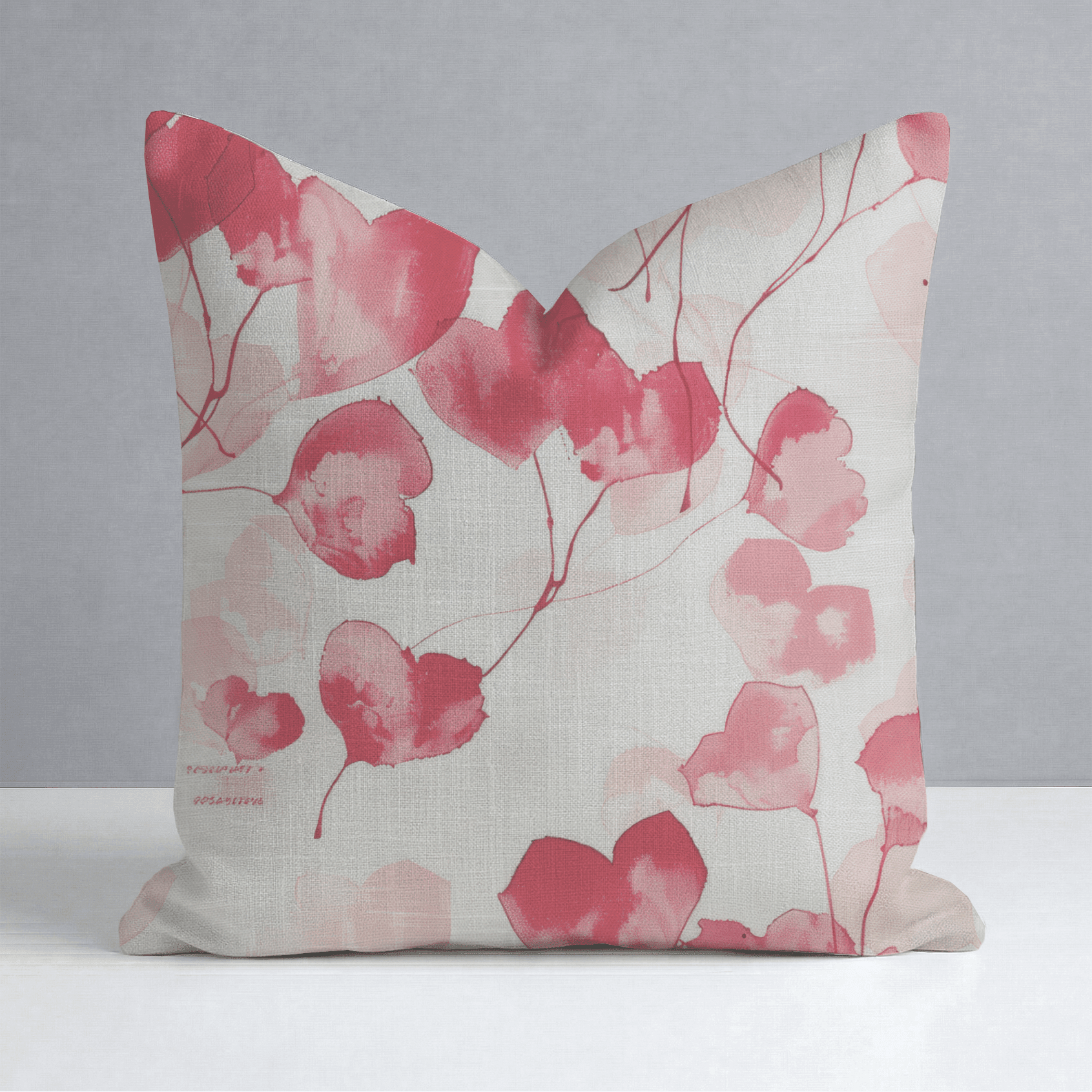 Lily's Love Notes Throw Pillow - Benton Lane Home - Lemon Park